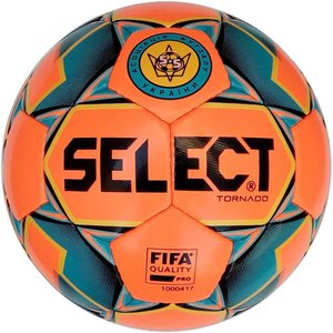 Мяч футзальный Select Futsal Tornado FIFA (011) №4 Orange-Blue (3613446136)