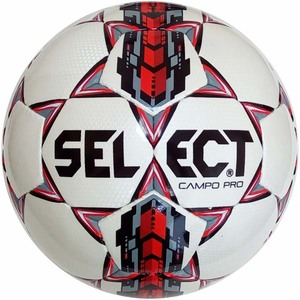 Мяч футбольный для детей Select Campo Pro (320) №4 White-Red (3864521875)