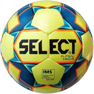 Мяч футзальный Select Futsal Mimas IMS (102) №4 Yellow-Blue (1053430552)