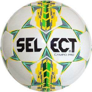 Мяч футбольный для детей Select Campo Pro (320) №3 White-Yellow (3863521874)